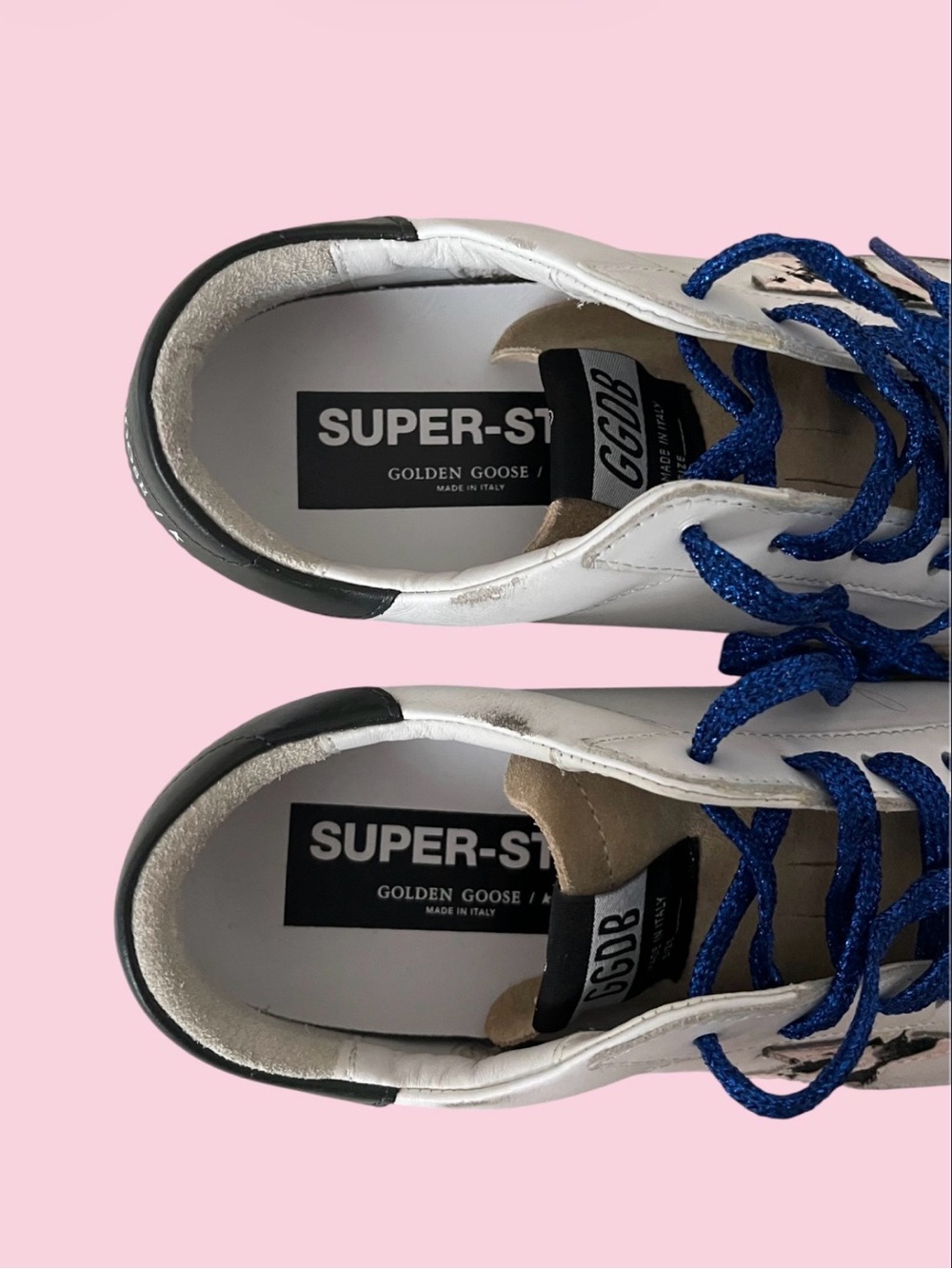 Women’s Golden Goose Superstar Python-Print Skater Sneakers EU 39 | US 8.5/9 - Picture 4 of 6